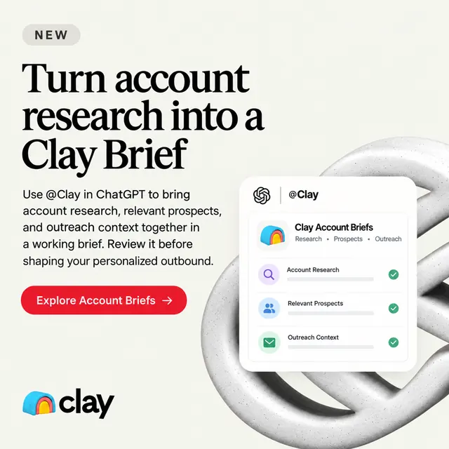 Clay ad made by OpenAI images