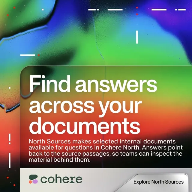 Cohere ad made by Nano Banana