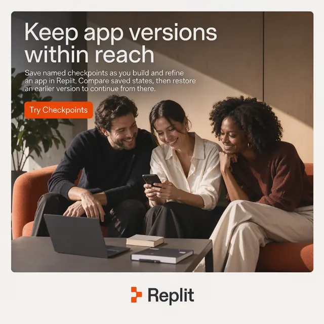 Replit ad made by FLUX