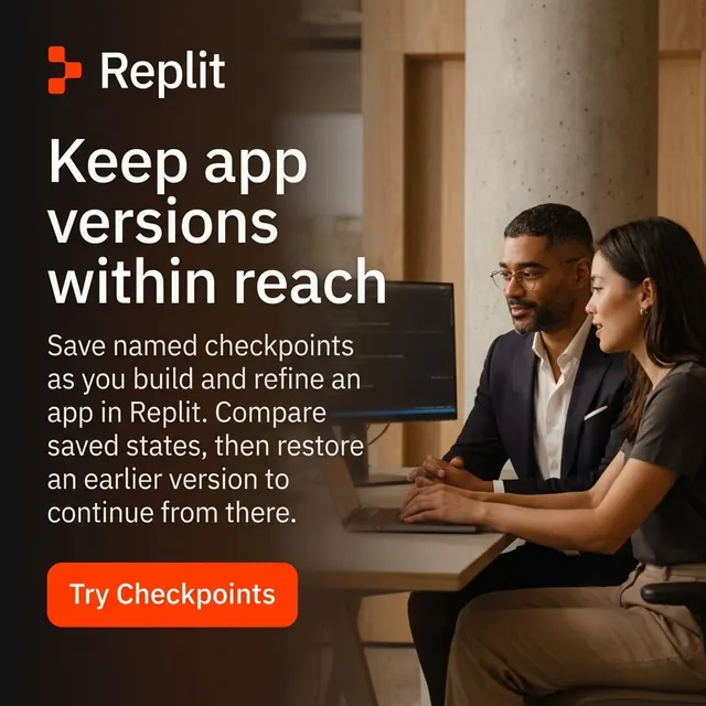 Replit ad made by Nano Banana