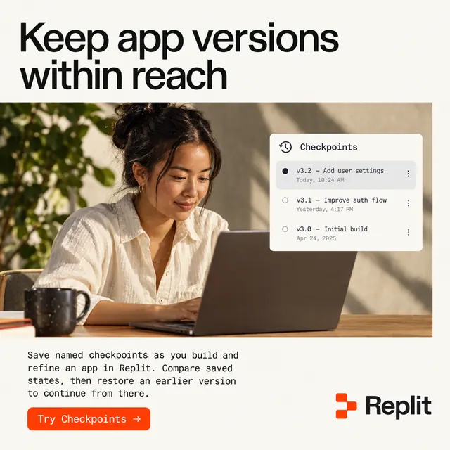 Replit ad made by OpenAI images