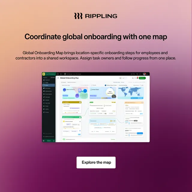 Rippling ad made by Ideogram