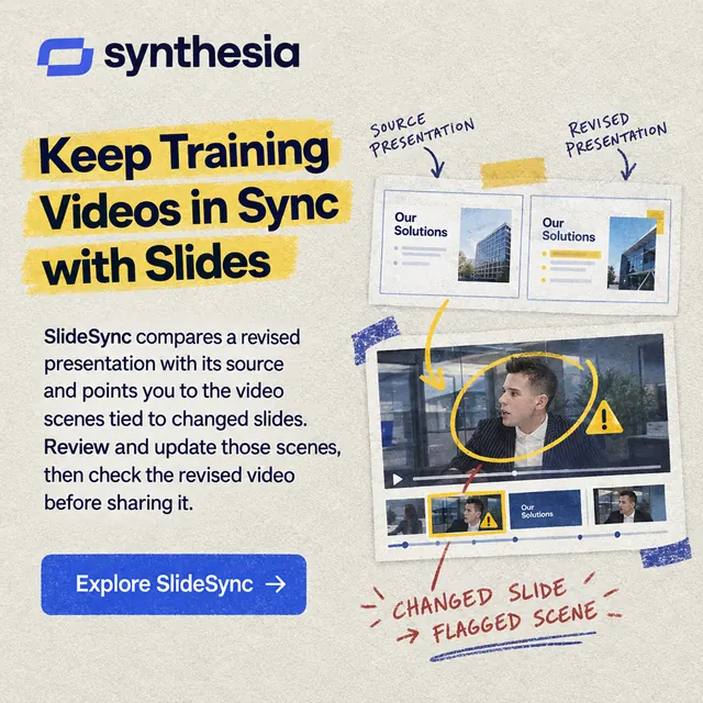 Synthesia ad made by OpenAI images