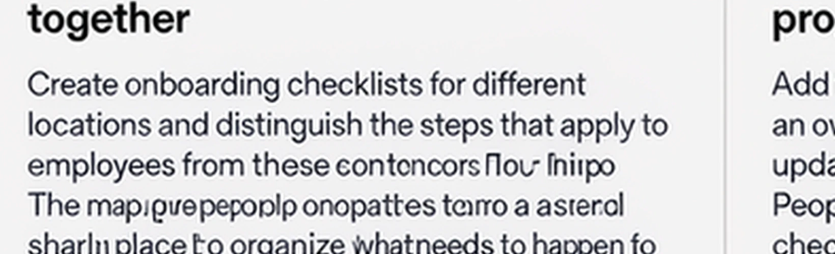 Close-up of FLUX's Rippling one-pager body copy, with garbled words like "contoncors Πou Ιniipo"