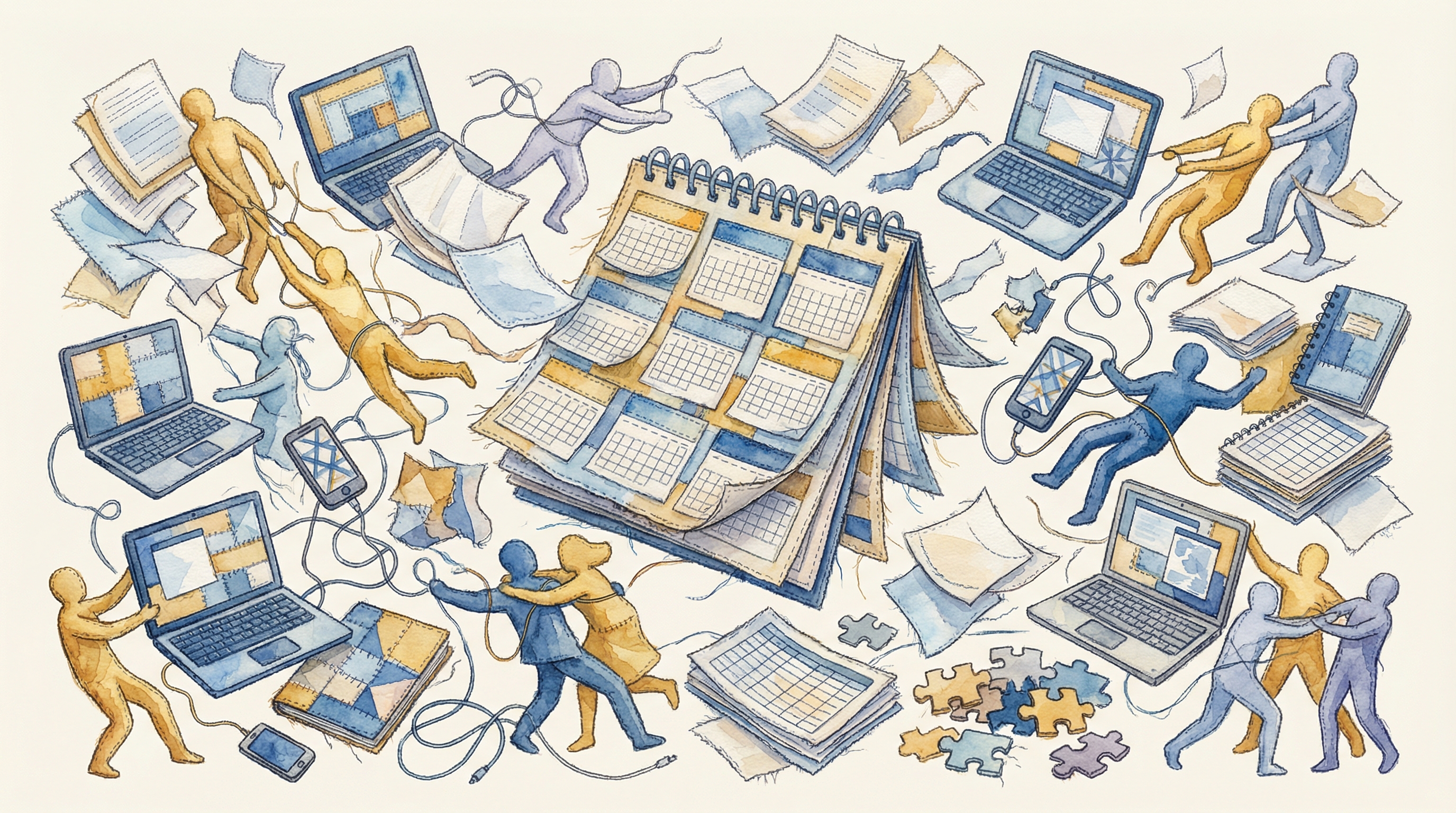 Chaos — 20 people, 12 weeks, 10 tools