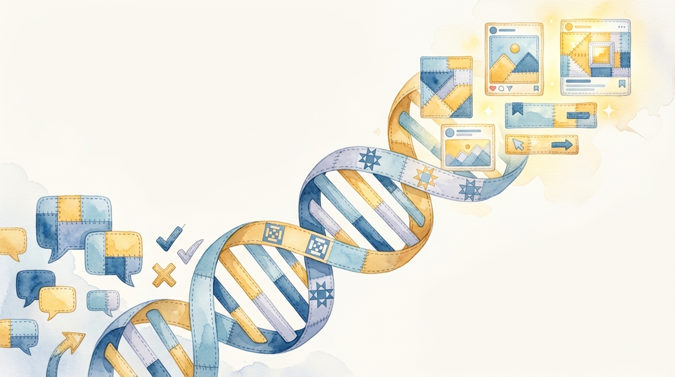 The Feedback Loop That Makes AI Creative Better Over Time