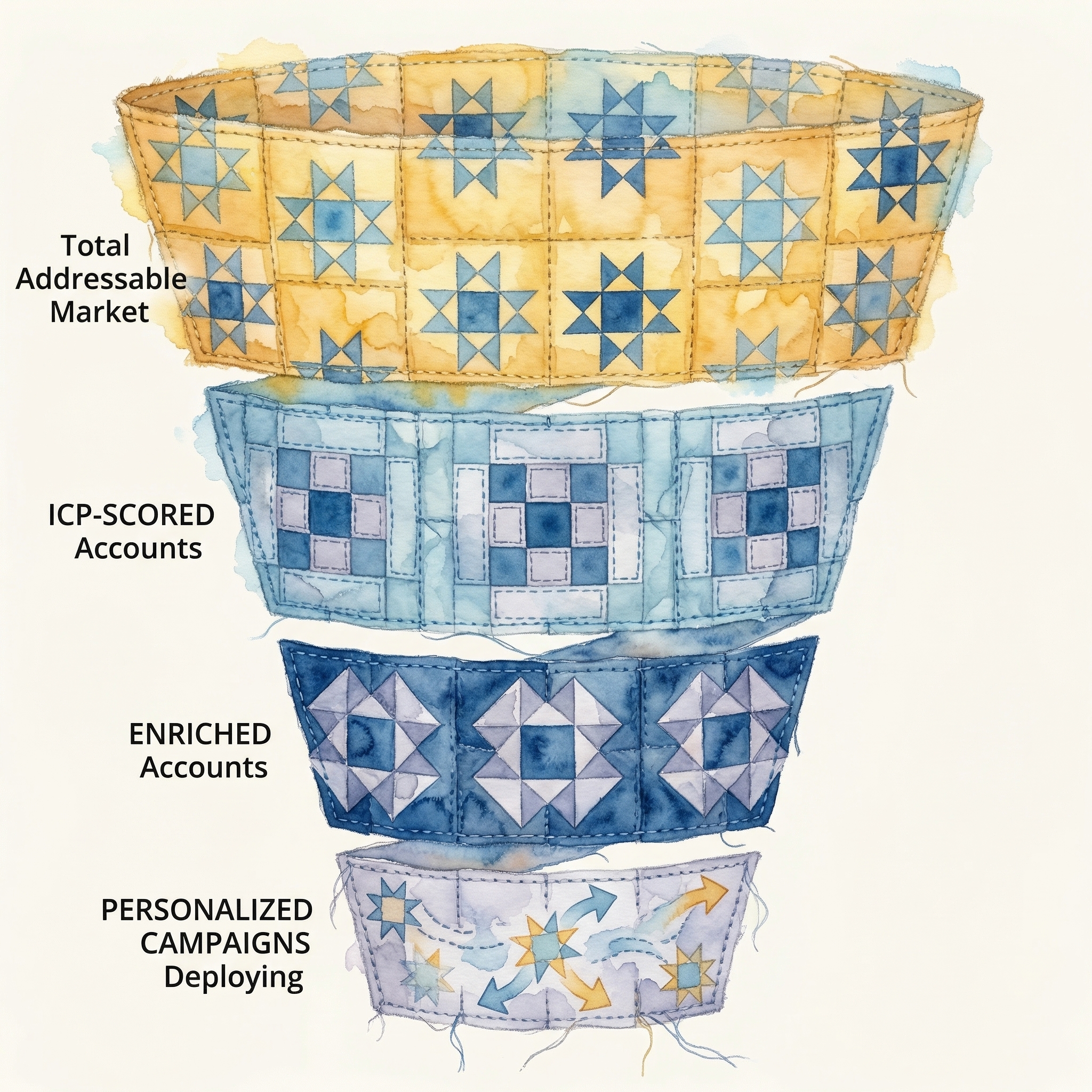ABM Funnel: TAM to Deployed Campaigns